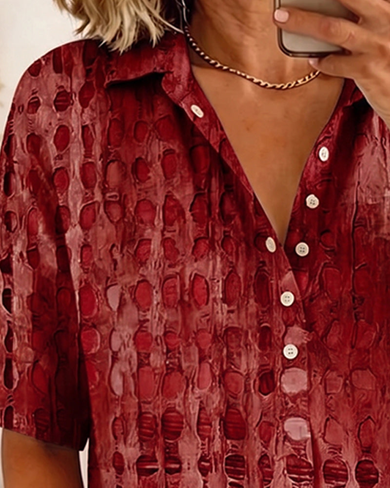 Prudence | Elegant Collar Blouse