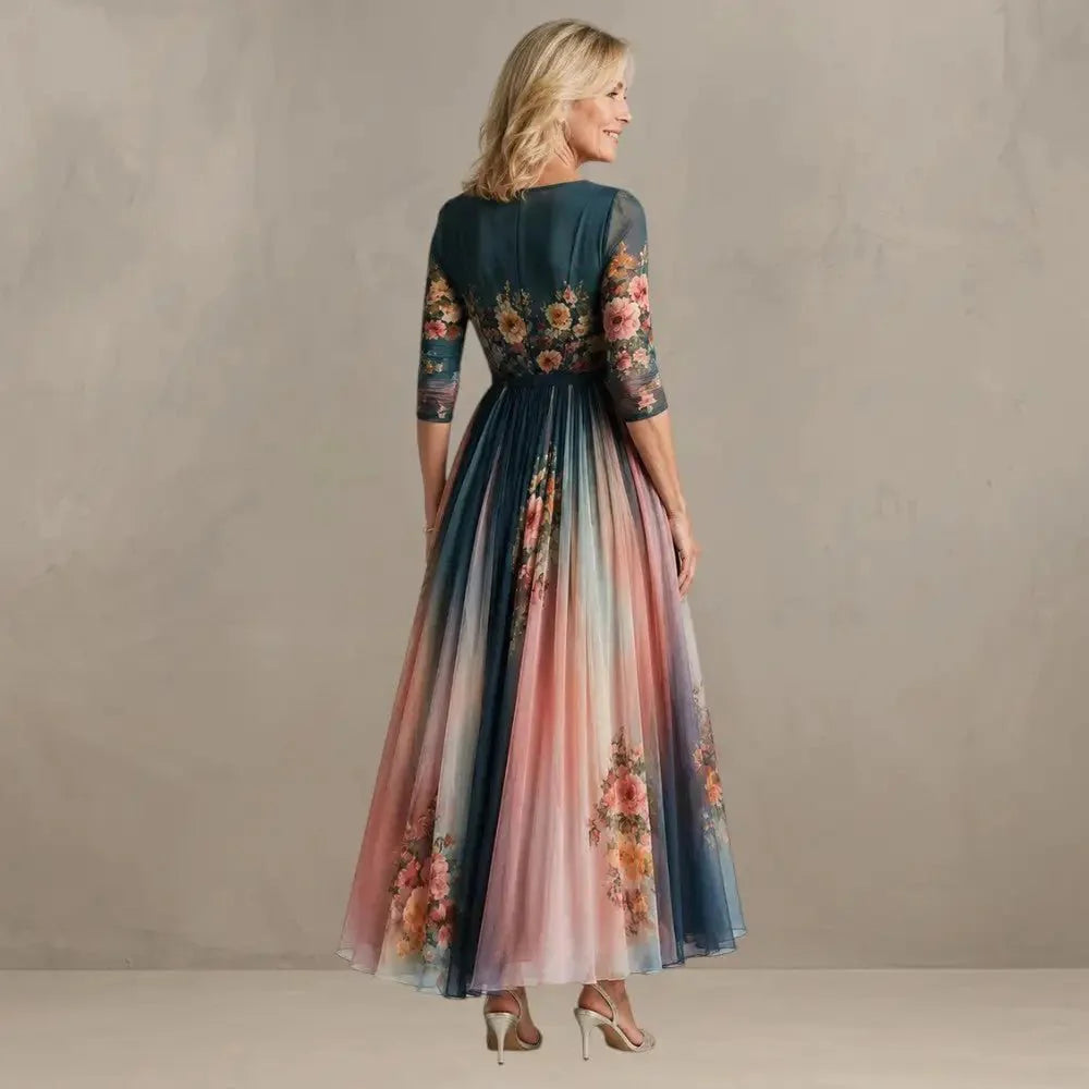 RETESA | Bohemian Maxi Floral Dress