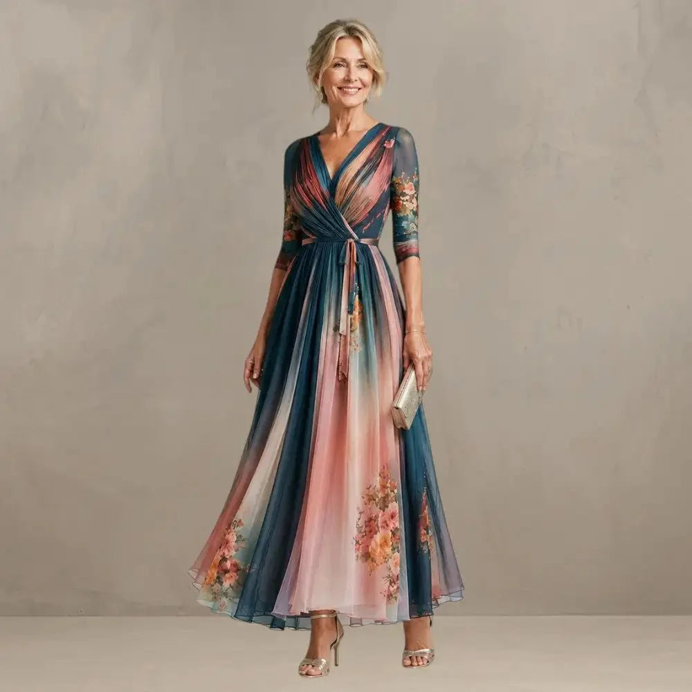 RETESA | Bohemian Maxi Floral Dress